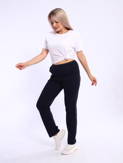 Брюки с карманами, интерлок (01034, темно-синий) - фото 19