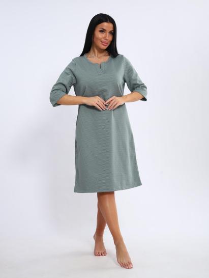 Сорочка теплая, футер с начесом (01035, оливковый) - фото 2