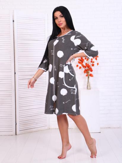 Халат махровый на молнии, серый (872-6) - фото 9