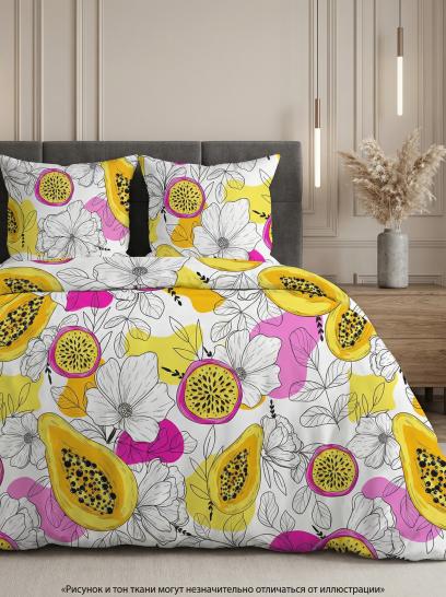 Комплект постельного белья Папайя белоземельный бязь - фото 1