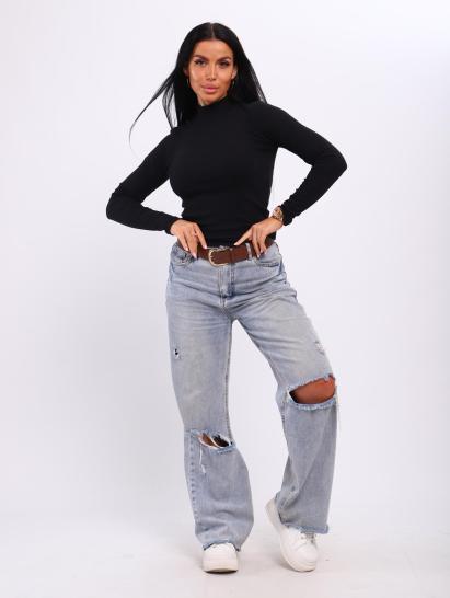 Водолазка женская, рибана (01044, черный) - фото 14