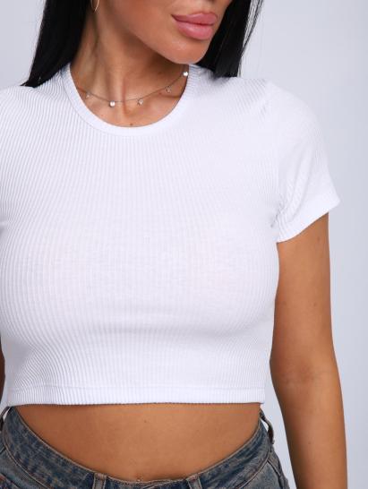 Топ с коротким рукавом (01040, белый) - фото 4