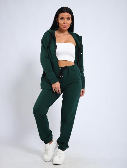 Костюм с брюками, футер с лайкрой 2-х нитка (00907, зеленый) - фото 17