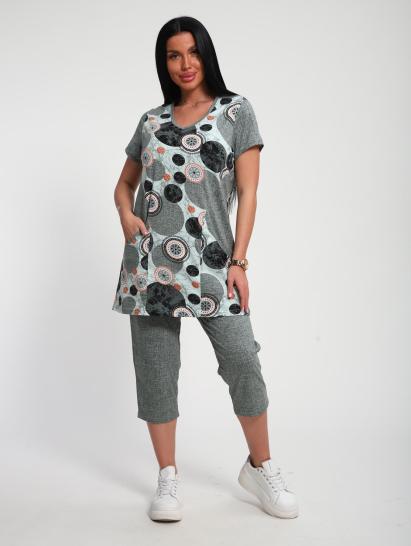 Костюм с бриджами (01072, зеленый) - фото 18