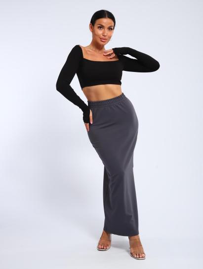 Юбка, футер (01056, серый макси) - фото 19