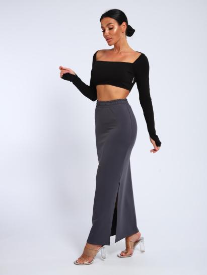 Юбка, футер (01056, серый макси) - фото 22