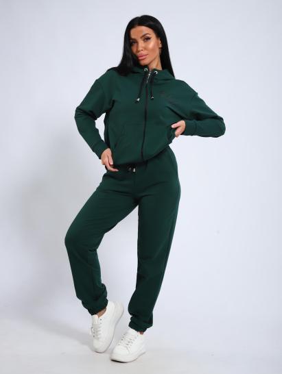 Костюм с брюками, футер с лайкрой 2-х нитка (00907, зеленый) - фото 13