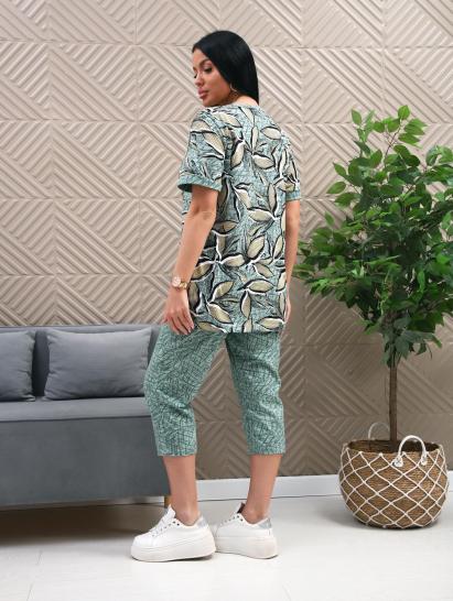 Костюм с бриджами (01070, зеленый) - фото 9