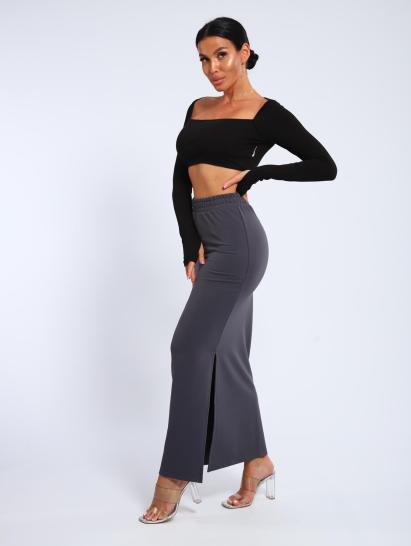 Юбка, футер (01056, серый макси) - фото 13