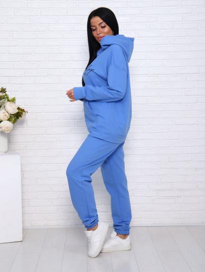 Костюм с брюками, футер с лайкрой 2-х нитка, голубой (907-12) - фото 11