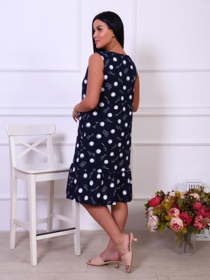 Сарафан с карманами, синий (905-4) - фото 6