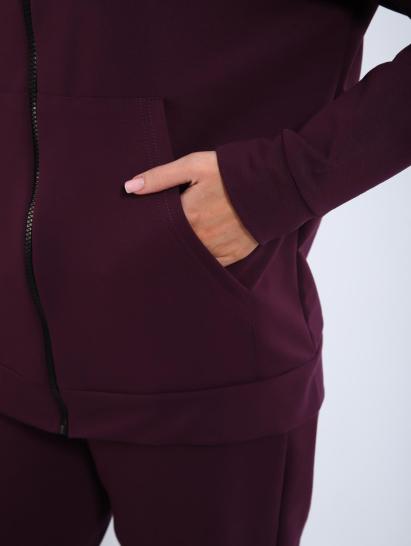 Костюм с брюками, футер с лайкрой 2-х нитка (00907, бордовый) - фото 10