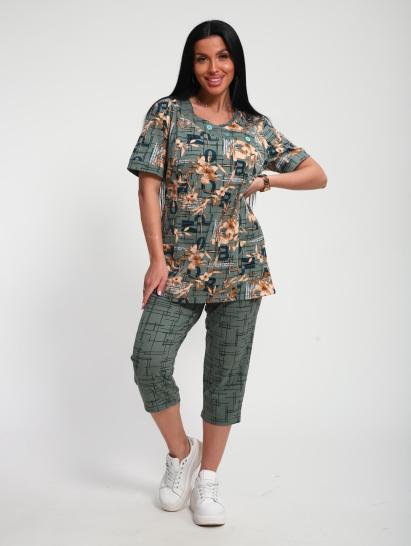 Костюм с бриджами (01070, оливковый) - фото 14