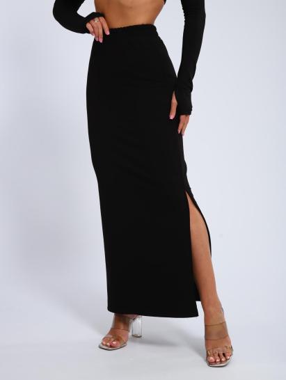 Юбка, футер (01056, черный макси) - фото 5