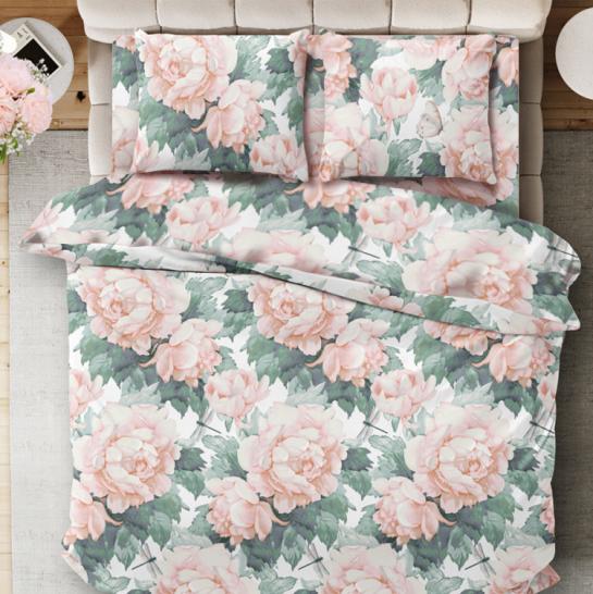 Комплект постельного белья Пион Поплин - фото 2