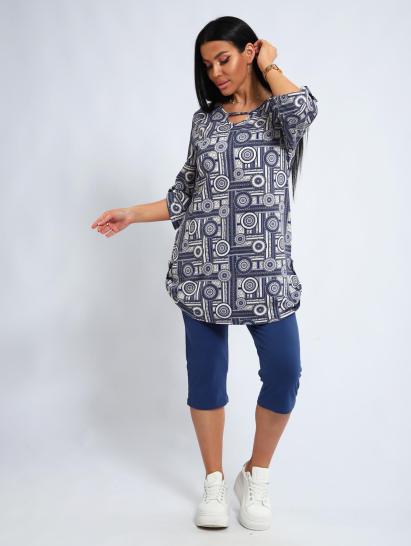 Костюм с бриджами (01052, синий) - фото 16