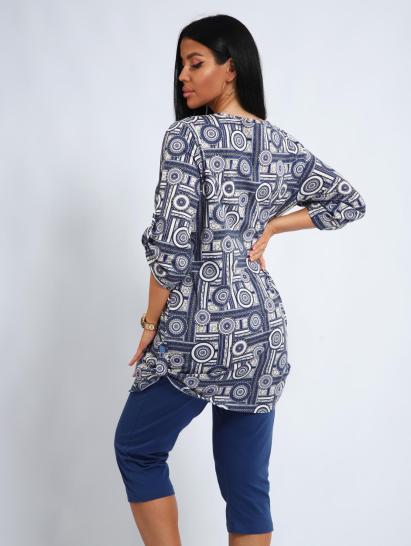 Костюм с бриджами (01052, синий) - фото 10