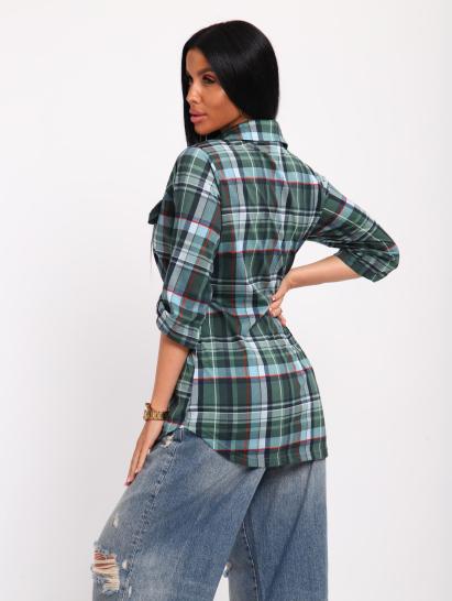 Рубашка на пуговицах (01058, зеленый) - фото 12