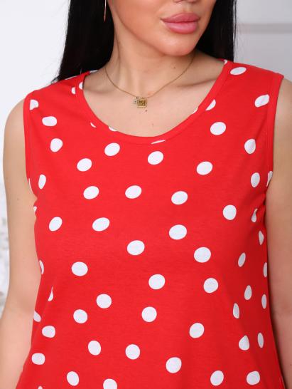 Сарафан с карманами, красный (905-3) - фото 2