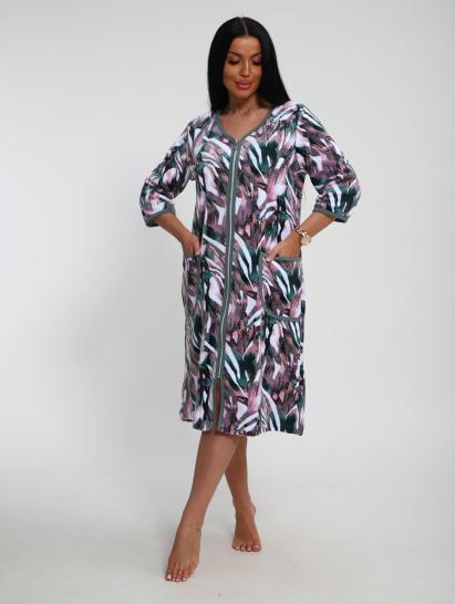 Халат велюровый на молнии (00941, изумрудный) - фото 16