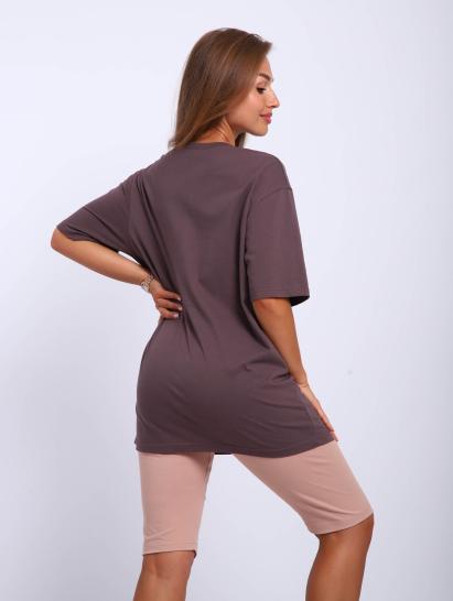 №175 Костюм с велосипедками Костюм женский Капучино - фото 2