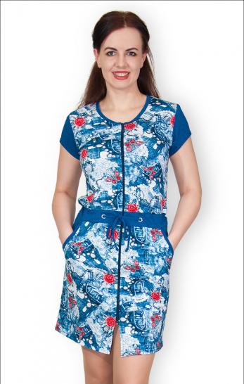 Халат женский на молнии (352-3) - фото 2