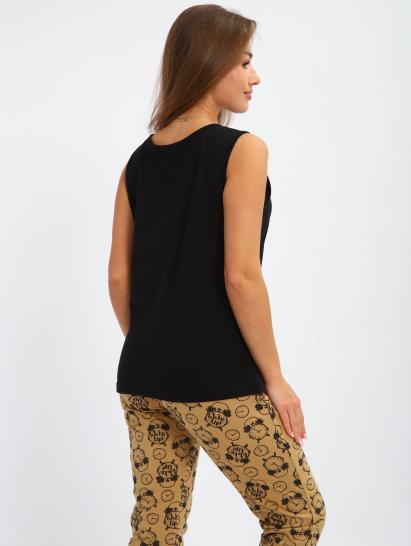 №244 Пижама с бриджами Пижама женская Черный - фото 2