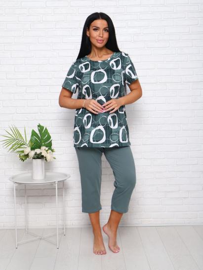 Костюм с бриджами (00983, зеленый) - фото 11