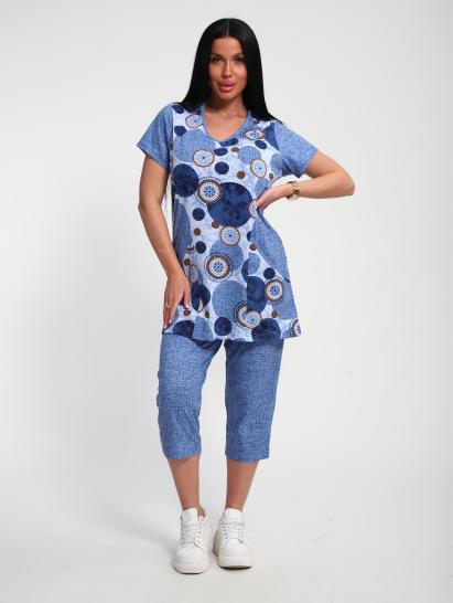 Костюм с бриджами (01072, голубой) - фото 20