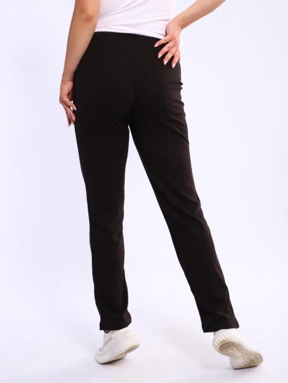 Брюки с карманами, интерлок (01034, черный) - фото 6