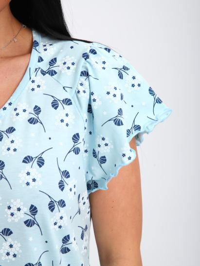 Сорочка женская (01064 синий) - фото 18