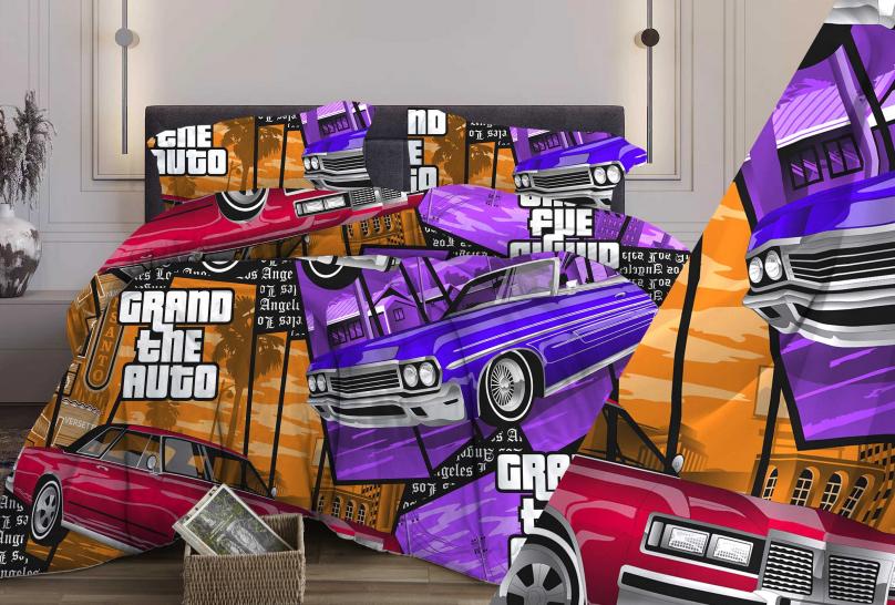 Ткань ГТА разноцветный Бязь 150 см  - фото 1