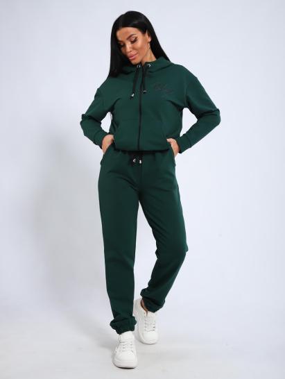 Костюм с брюками, футер с лайкрой 2-х нитка (00907, зеленый) - фото 14