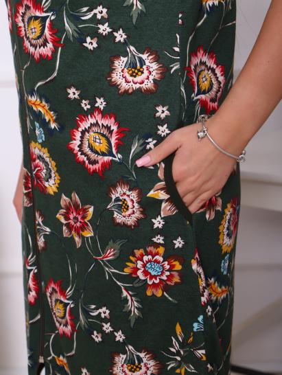 Халат женский на молнии с карманами, хаки (895-1) - фото 12