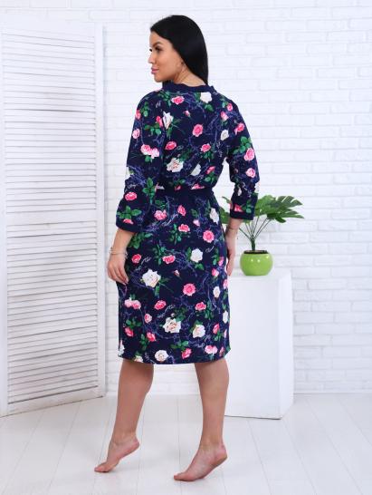 Пеньюар с сорочкой, синий (887-2) - фото 13