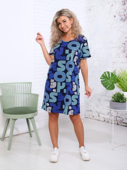 Туника с карманами, синий (923-1) - фото 1