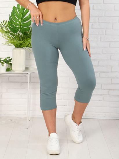 Бриджи, кулирка с лайкрой, олива (927-2) - фото 9