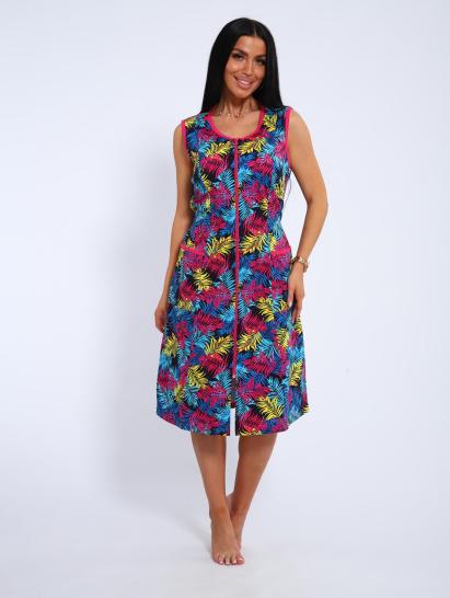 Халат на молнии с карманами (00993, разноцветный) - фото 14