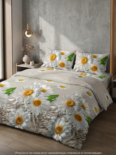 Комплект постельного белья Ромашка бязь - фото 1