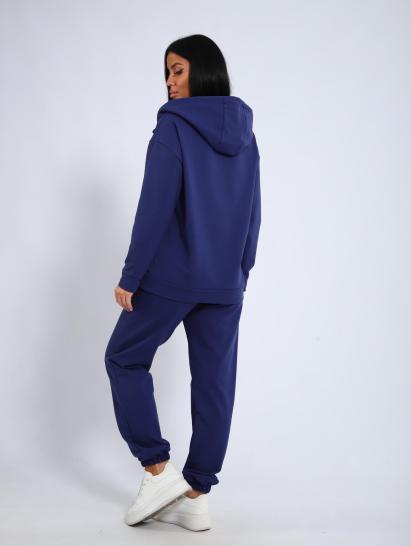 Костюм с брюками, футер с лайкрой 2-х нитка (00907, индиго) - фото 2