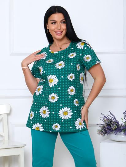 Костюм с бриджами, зеленый клетка (891-2) - фото 4