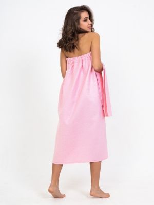 Килт для бани женский розовый - фото 2