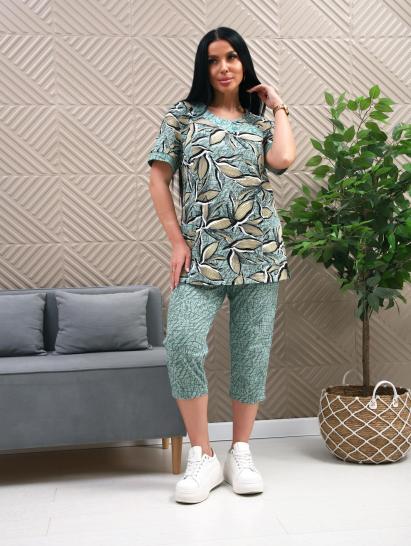 Костюм с бриджами (01070, зеленый) - фото 16