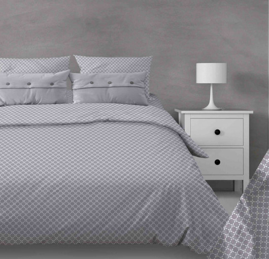 Ткань Вестерн серый Бязь 150 см  - фото 1