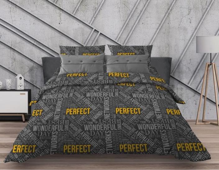 Простыня Перфект антрацит бязь - фото 1