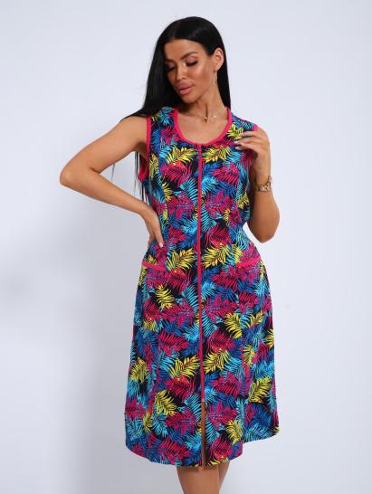 Халат на молнии с карманами (00993, разноцветный) - фото 6