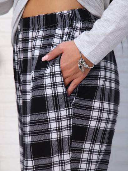 Костюм с брюками, принт, светло-серый меланж (957-2) - фото 14