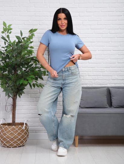 Футболка женская (01078, серо-голубой) - фото 19