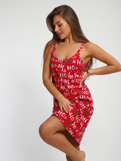 №214 Ночная сорочка Сорочка женская Красный - фото 4