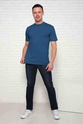 Футболка мужская (01036 вид 2, синий) - фото 1